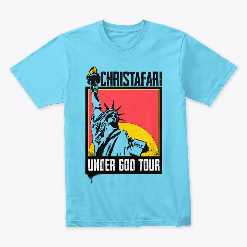 Christafari - Under God T-shirt Aqua