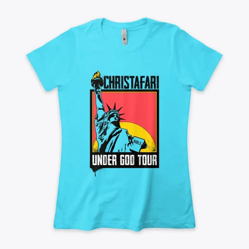 Christafari - Under God T-shirt Aqua